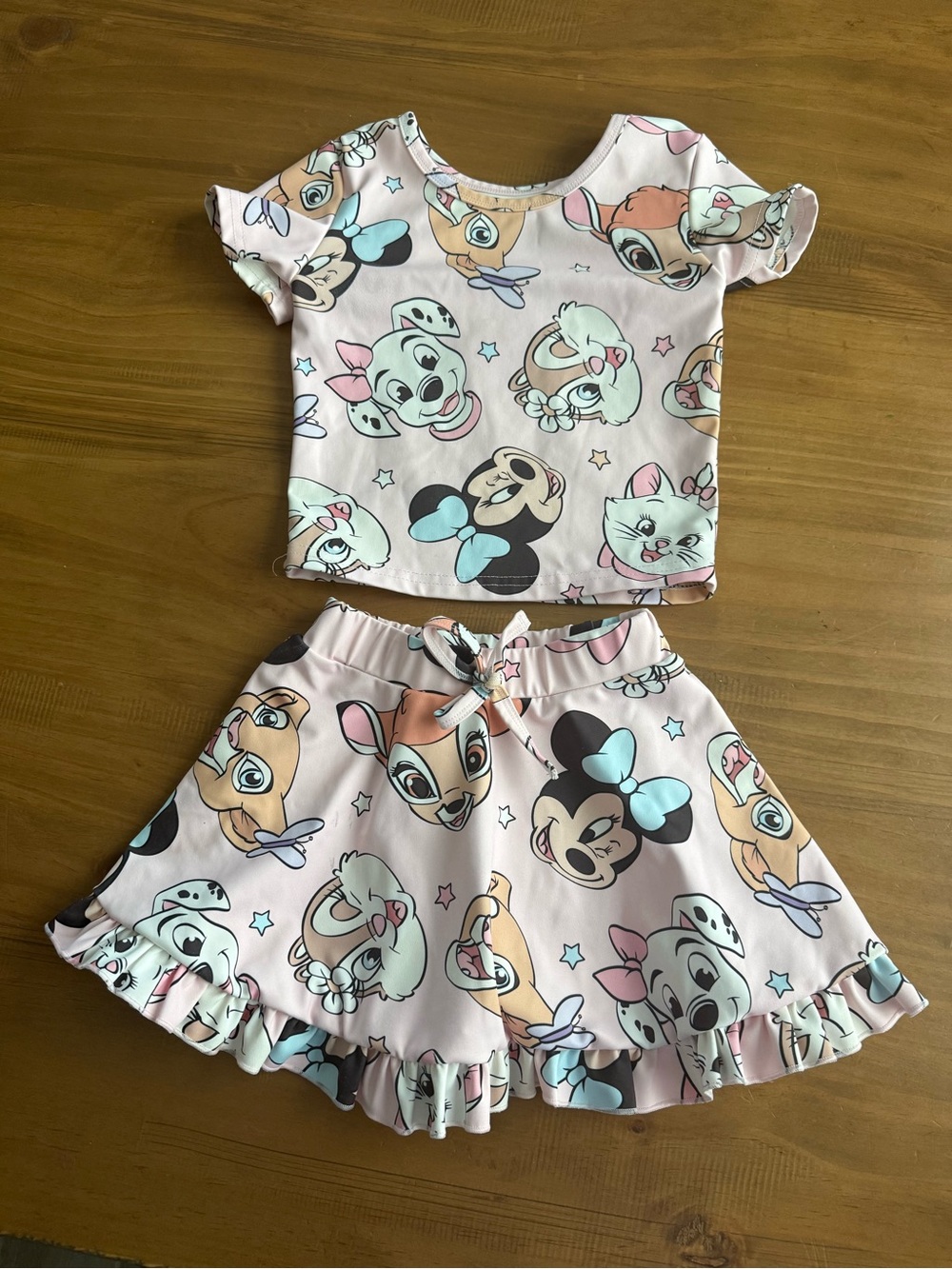 Made By Molly Skort and Shirt Disney Set